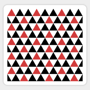 Red and Black Scale Pattern (Uroko) Sticker